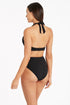 Sea Level Essentials Multifit Halter Bra